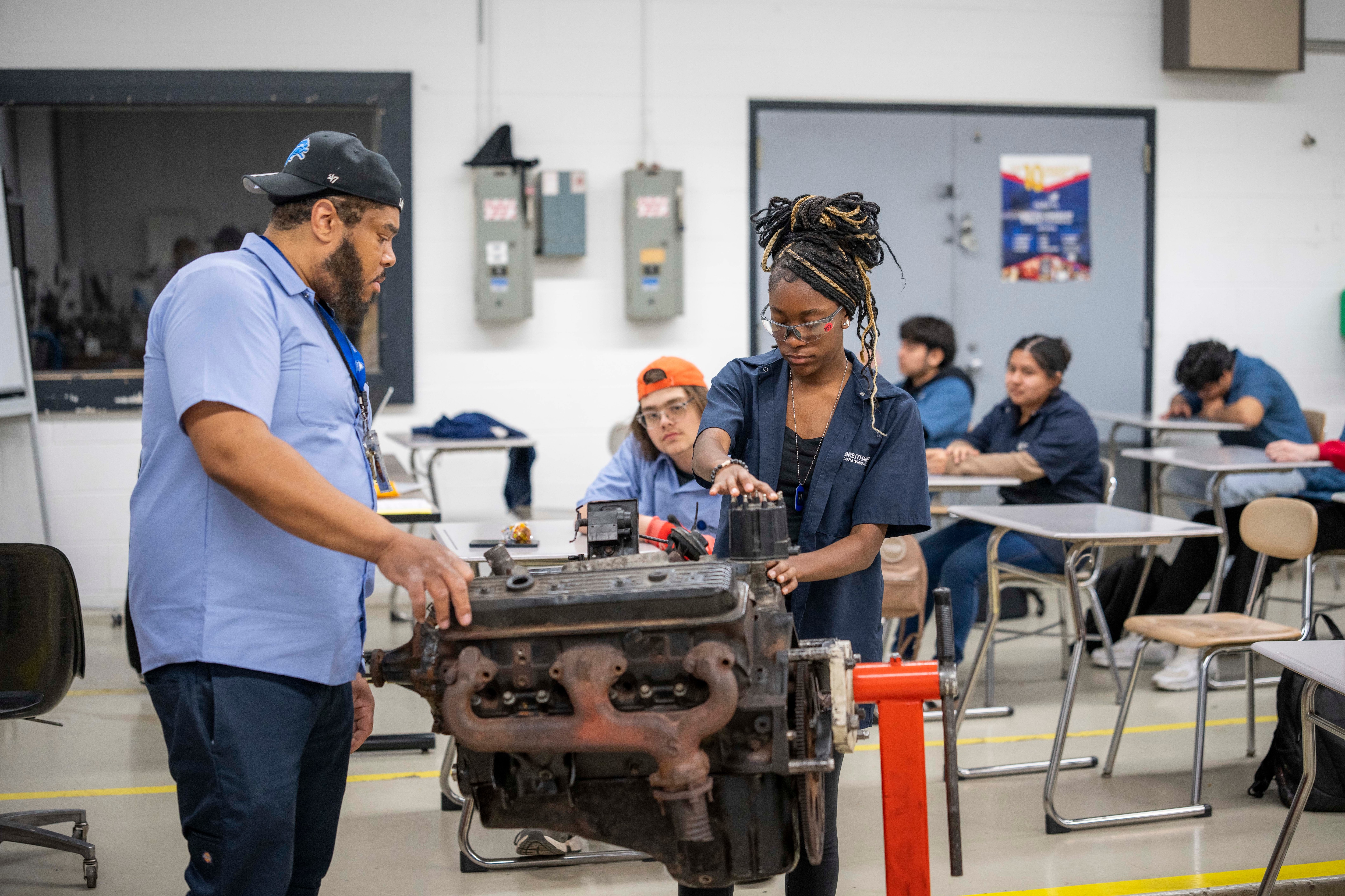 Ford and Bloomberg Philanthropies are announcing a $5 million investment to help Detroit students prepare for high-demand auto technician careers.